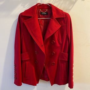 Red Vintage Guess Jacket